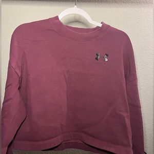 purple longsleeve under armor shirt